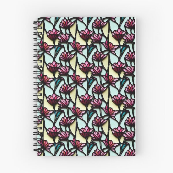 Item preview, Beautiful Stained Glass Flower Print designed and sold by PokeyPinePrints.