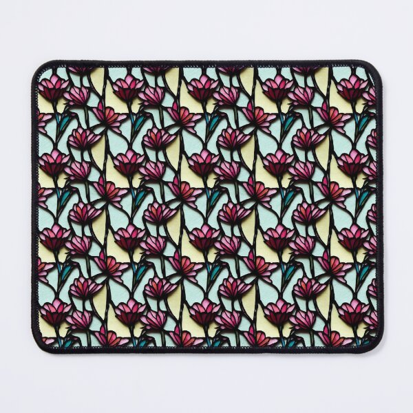 Item preview, Beautiful Stained Glass Flower Print designed and sold by PokeyPinePrints.