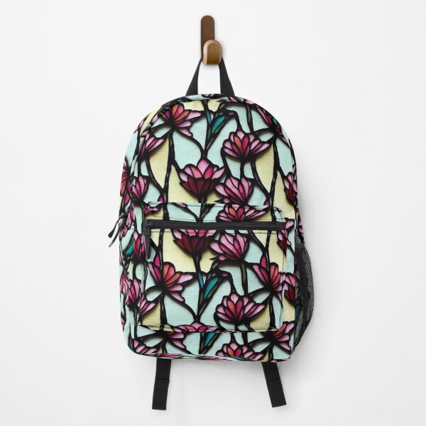 Item preview, Beautiful Stained Glass Flower Print designed and sold by PokeyPinePrints.