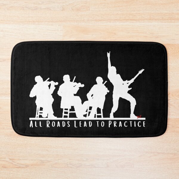 Item preview, All Roads Lead to Practice (dark) / Music Quotes designed and sold by royumi.