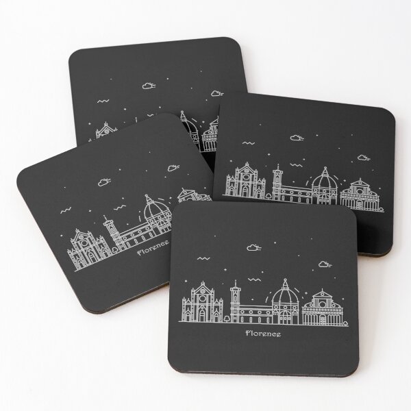 Item preview, Florence Skyline Minimal Line Art Poster designed and sold by A Deniz Akerman.