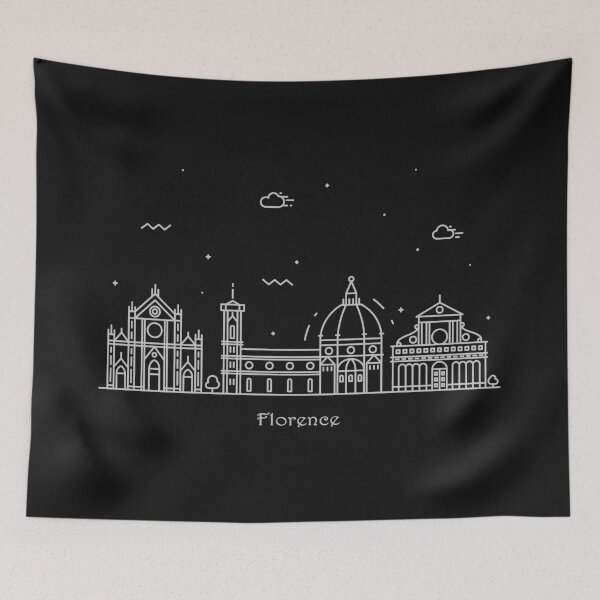 Item preview, Florence Skyline Minimal Line Art Poster designed and sold by A Deniz Akerman.