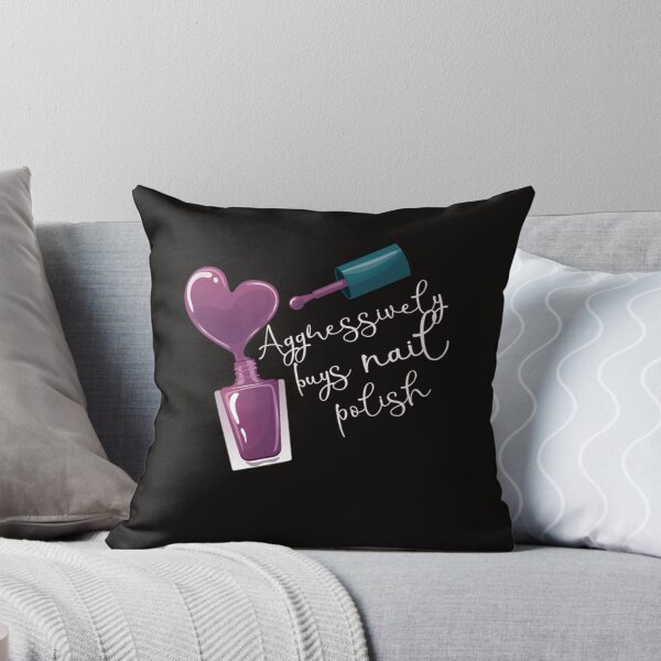 Item preview, Aggressively Buys Nail Polish T-Shirt designed and sold by GodfreyCorkery.
