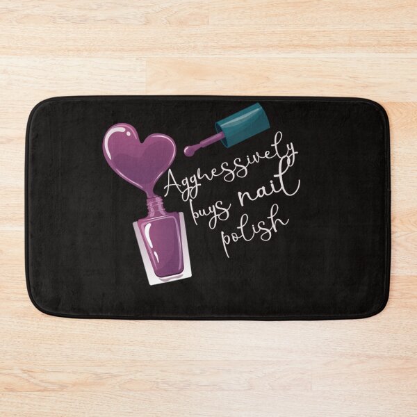 Item preview, Aggressively Buys Nail Polish T-Shirt designed and sold by GodfreyCorkery.