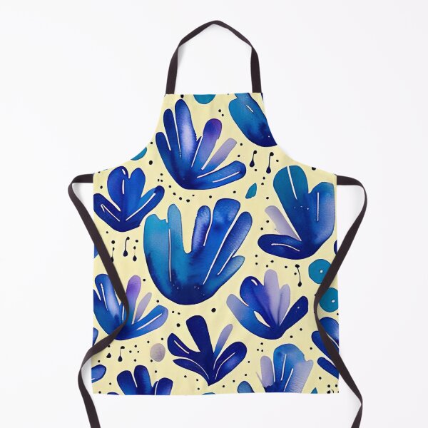Item preview, Blue flower pattern in watercolor designed and sold by miraclestudio.