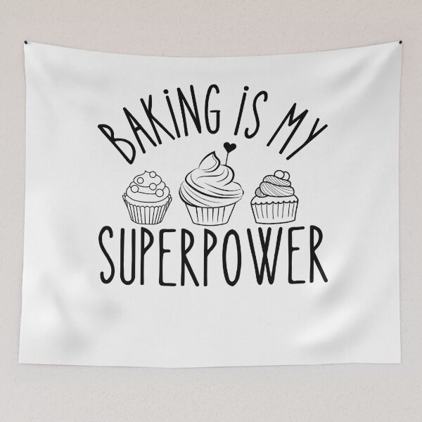 Item preview, Funny Bakers Gift Baking is My Superpower designed and sold by MouDantArts.