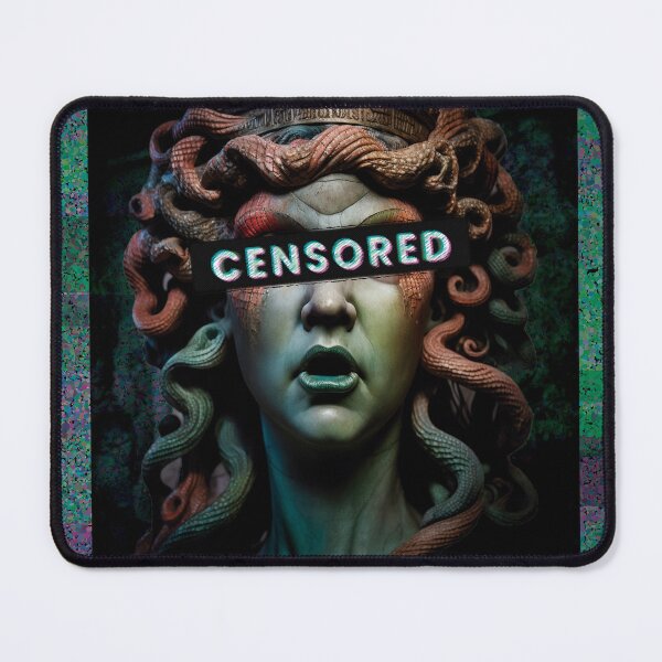 Item preview, Sticker Medusa Censored designed and sold by DanniJordan.