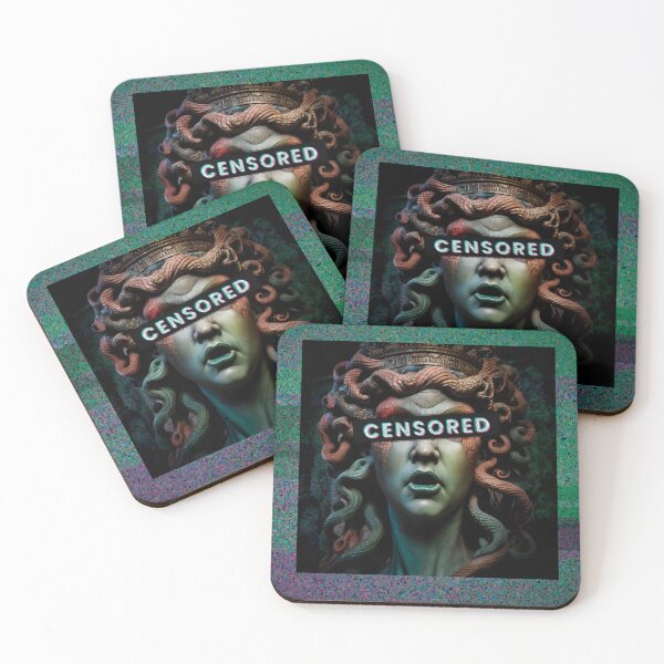 Item preview, Sticker Medusa Censored designed and sold by DanniJordan.