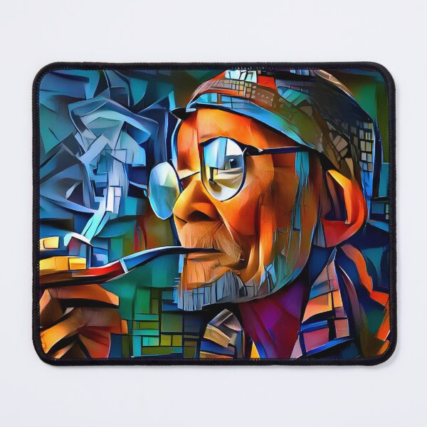Item preview, Man Smoking a Pipe. designed and sold by michel bazinet.