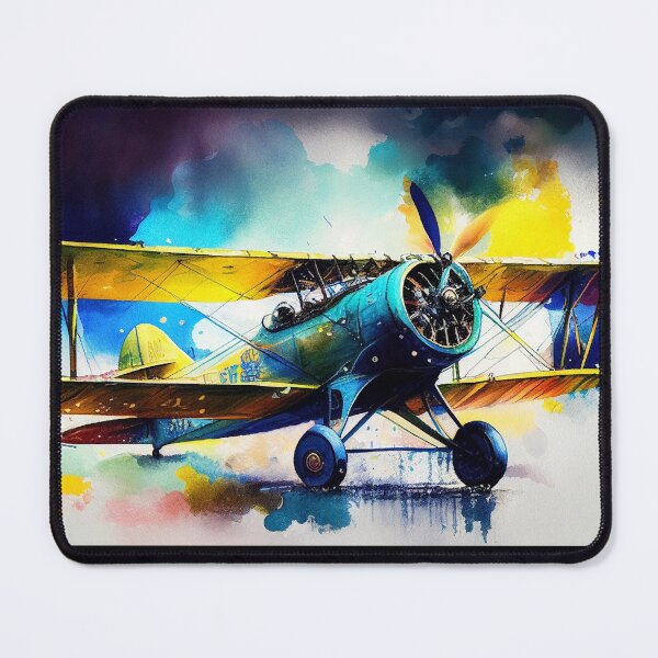 Item preview, BiPlane Glory Days - Watercolor designed and sold by Satorizations.