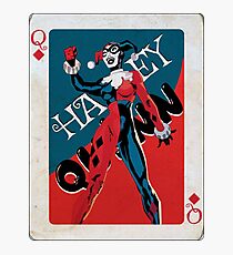 Queen Of Diamonds Harley Quinn Photographic Print