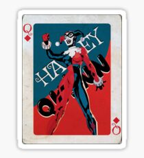 Queen Of Diamonds Harley Quinn Sticker
