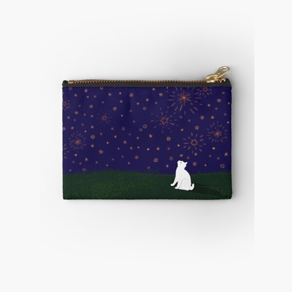Item preview, Cat under starry sky designed and sold by LiberaCaballo.