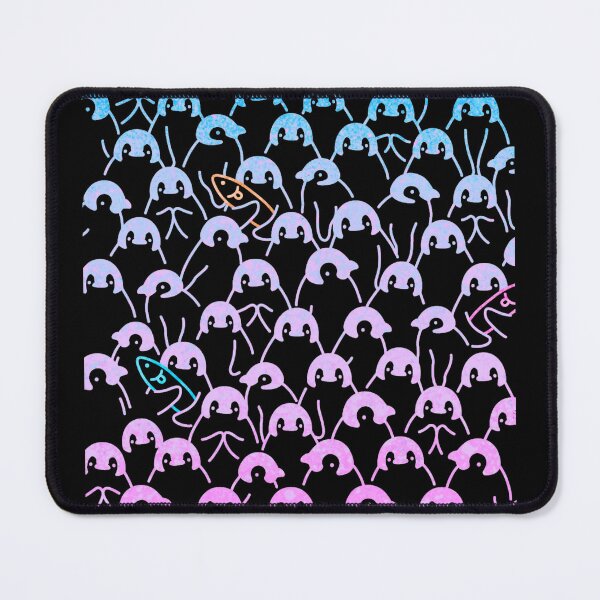 Item preview, Ombré Neon Penguins designed and sold by tees-n-treats.
