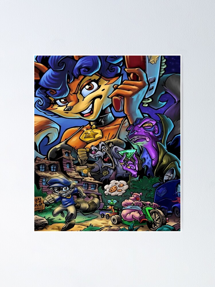 Sly Cooper Band of Thieves (custom PS2 cover version) Poster for Sale by  AlyssaFoxah