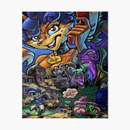 Sly Cooper Band of Thieves (custom PS2 cover version) Art Board