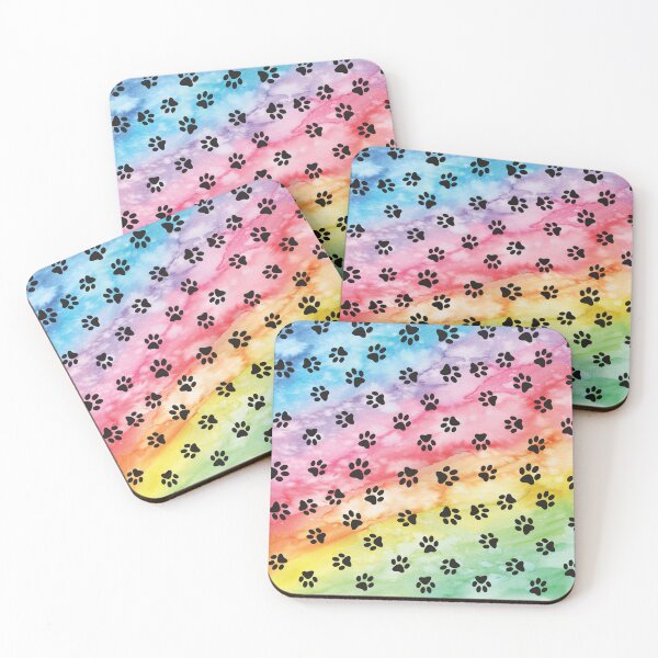 Item preview, Rainbow Paw Cat Pattern  designed and sold by Throwtopia.