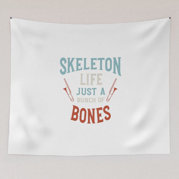 Item preview, Trombone Skeleton Life Just a Bunch of Bones designed and sold by whyitsme.