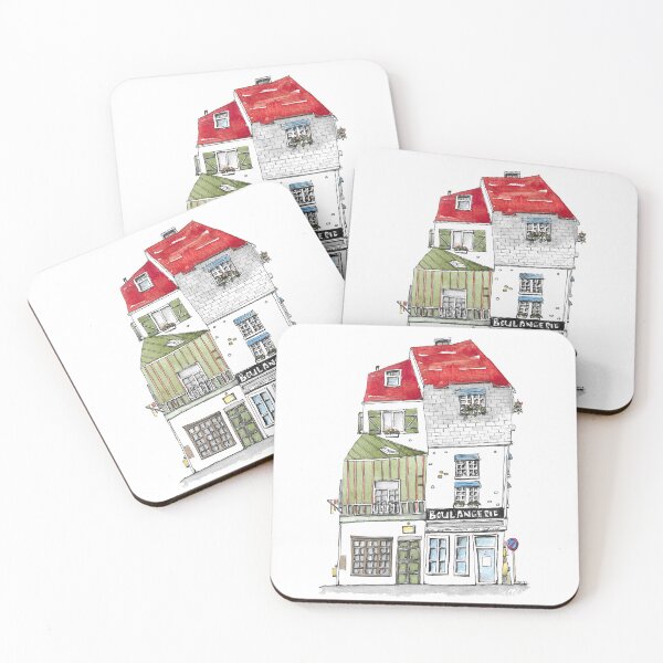 Item preview, House Sketch Boulangerie Building designed and sold by dkaranouh.