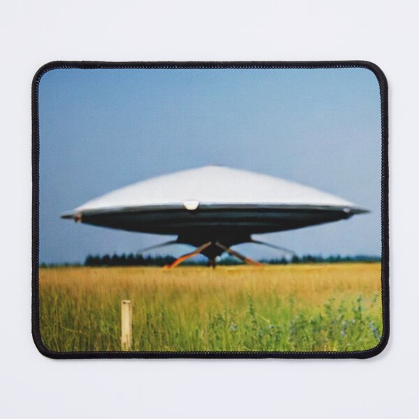 Item preview, A beautiful day and a parked UFO | retro aesthetic designed and sold by spinolator.