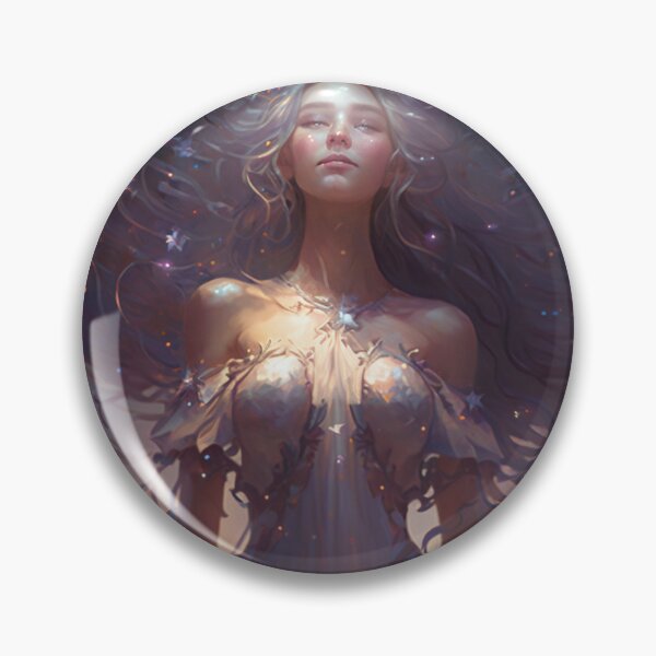 Item preview, Stellar Enchantress: The Celestial Goddess in a Flowing Gown designed and sold by oanaunciuleanu.