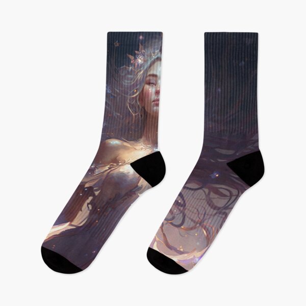 Item preview, Stellar Enchantress: The Celestial Goddess in a Flowing Gown designed and sold by oanaunciuleanu.