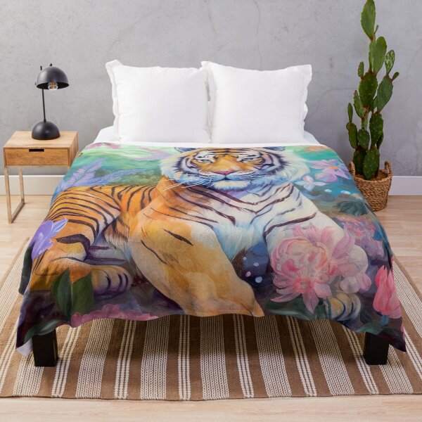 Item preview, Floral Fantasy Tempting Tigress designed and sold by nicolelilyart.