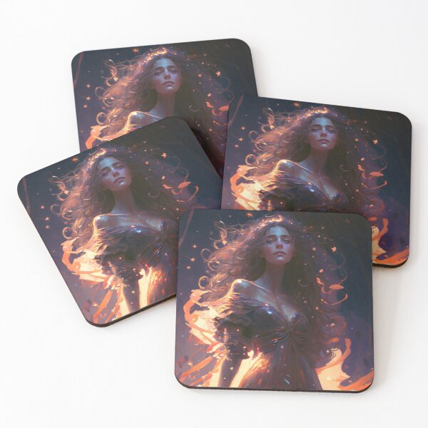 Item preview, Stellar Enchantress: The Celestial Goddess in a Flowing Gown designed and sold by oanaunciuleanu.