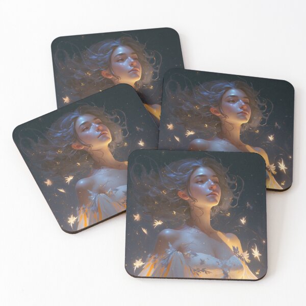 Item preview, Stellar Enchantress: The Celestial Goddess in a Flowing Gown designed and sold by oanaunciuleanu.