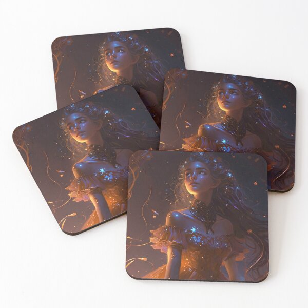 Item preview, Stellar Enchantress: The Celestial Goddess in a Flowing Gown designed and sold by oanaunciuleanu.