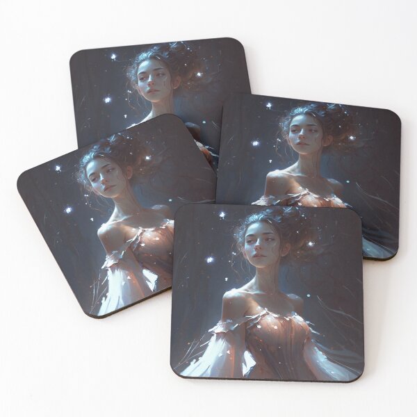 Item preview, Stellar Enchantress: The Celestial Goddess in a Flowing Gown designed and sold by oanaunciuleanu.