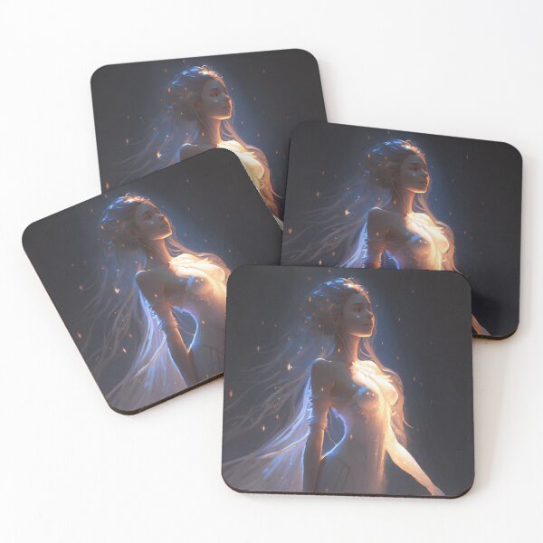 Item preview, Stellar Enchantress: The Celestial Goddess in a Flowing Gown designed and sold by oanaunciuleanu.