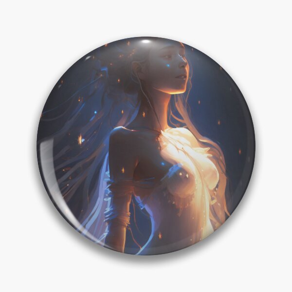 Item preview, Stellar Enchantress: The Celestial Goddess in a Flowing Gown designed and sold by oanaunciuleanu.