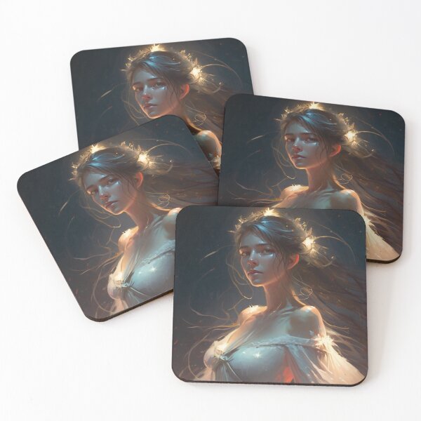 Item preview, Stellar Enchantress: The Celestial Goddess in a Flowing Gown designed and sold by oanaunciuleanu.