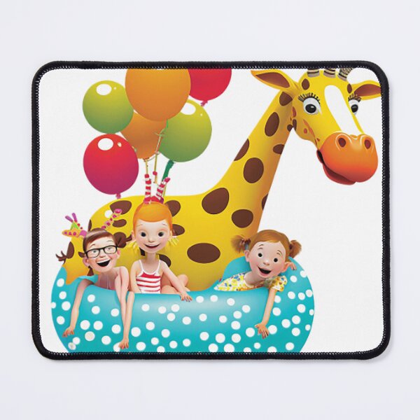 Item preview, Pool Party Fun with Balloons and Giraffe Float designed and sold by toticavalcanti.