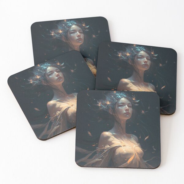 Item preview, Stellar Enchantress: The Celestial Goddess in a Flowing Gown designed and sold by oanaunciuleanu.