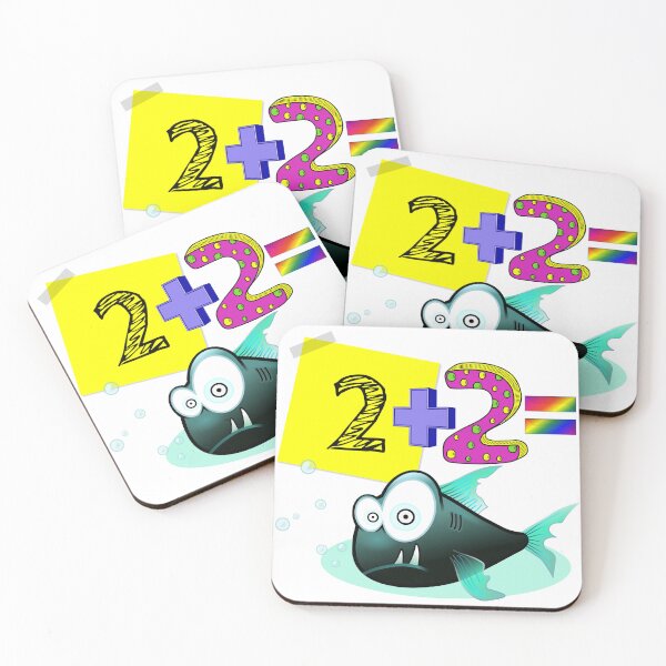 Item preview, 2+2=Fish designed and sold by SplendidThings.