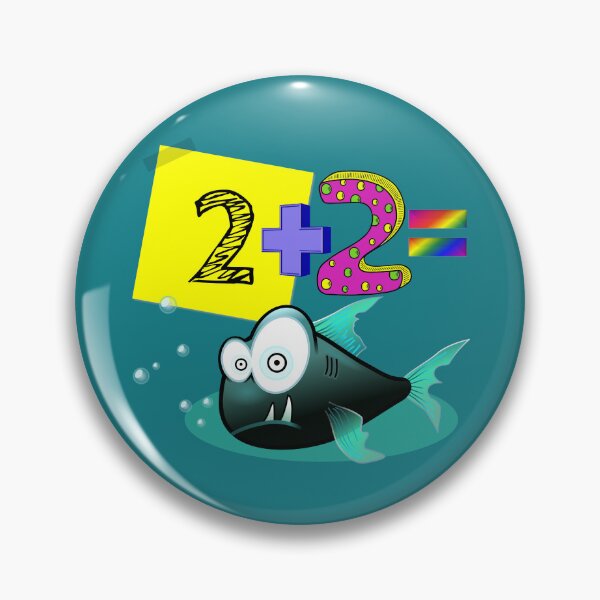 Item preview, 2+2=Fish designed and sold by SplendidThings.