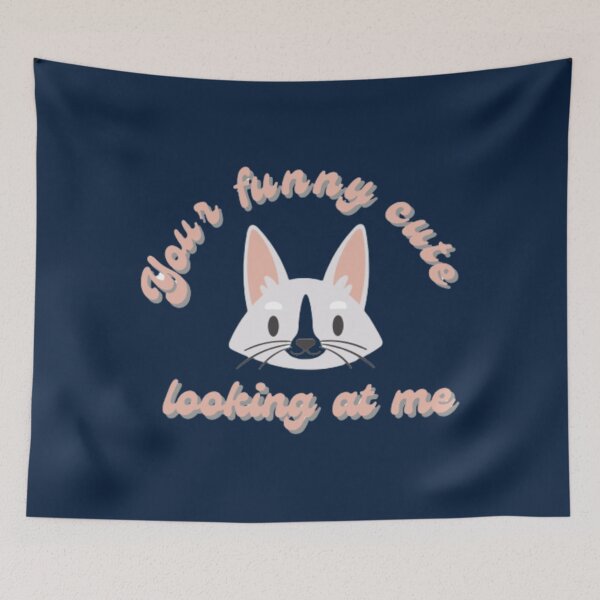Item preview, your funny cute cat looking at me    designed and sold by reremama.
