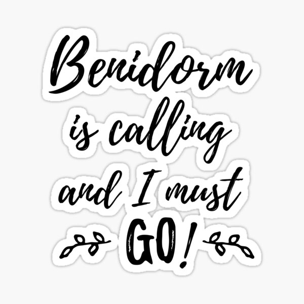 Item preview, Benidorm Calling designed and sold by jackleeson.