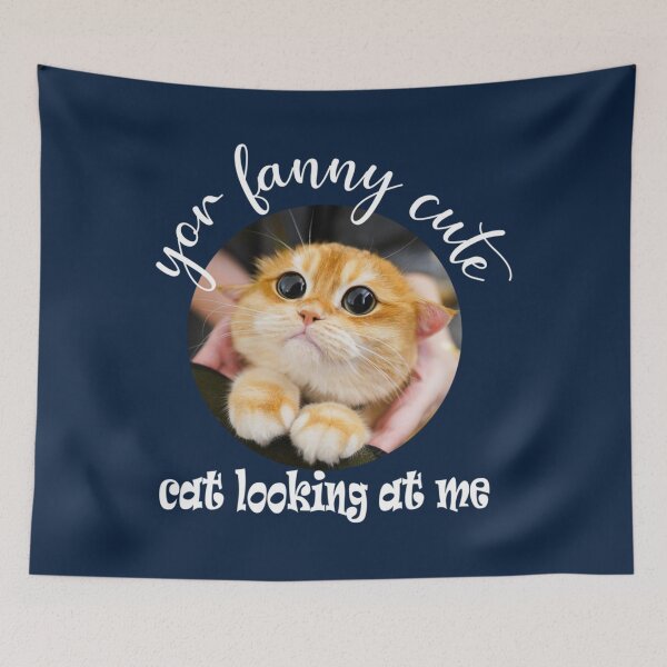 Item preview, Your Funny Cute Cat Looking At Me  designed and sold by reremama.