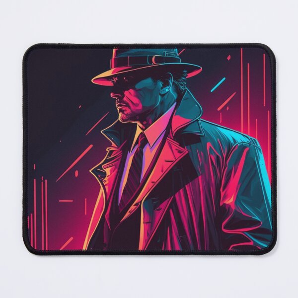 Item preview, Retrowave noir detective #3 designed and sold by RESToRAPTOR.