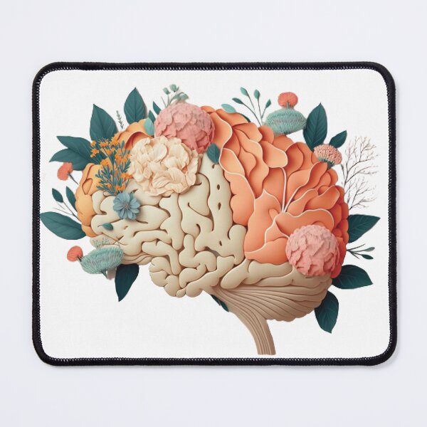 Item preview, Human Brain Anatomy Floral designed and sold by JacsDesigns.