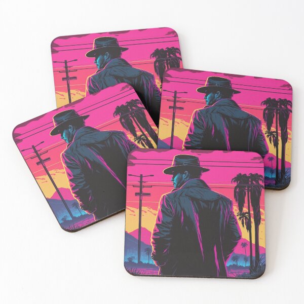 Item preview, Retro detective (Sunset) designed and sold by RESToRAPTOR.