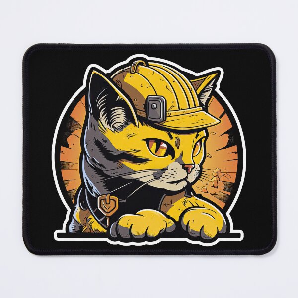 Item preview, Tough Feline Ready for Any Challenge designed and sold by DHNY.