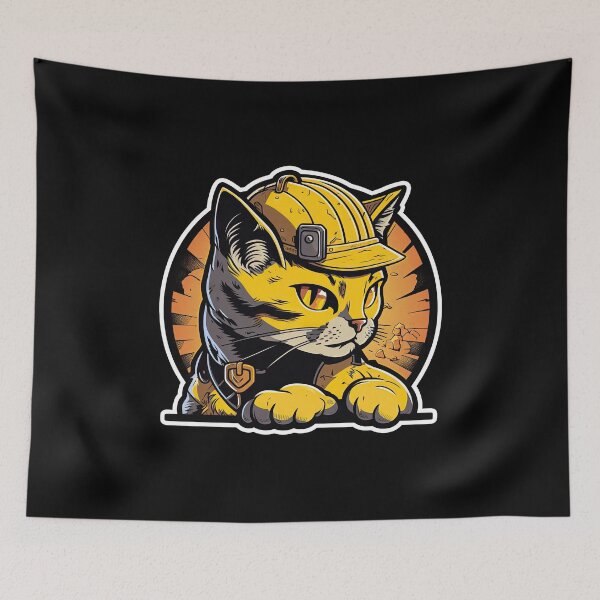 Item preview, Tough Feline Ready for Any Challenge designed and sold by DHNY.