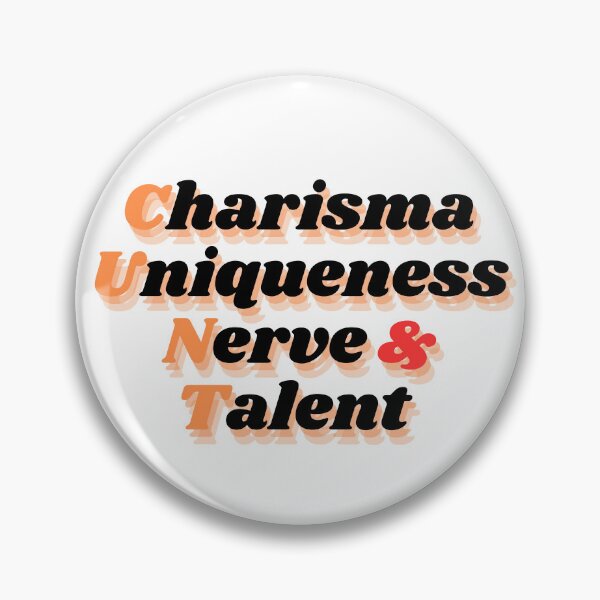 Item preview, Charisma, Uniqueness, Nerve and Talent.  designed and sold by elatyaouishop.