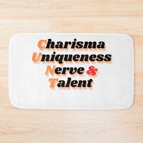 Item preview, Charisma, Uniqueness, Nerve and Talent.  designed and sold by elatyaouishop.