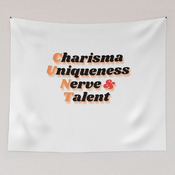 Item preview, Charisma, Uniqueness, Nerve and Talent.  designed and sold by elatyaouishop.