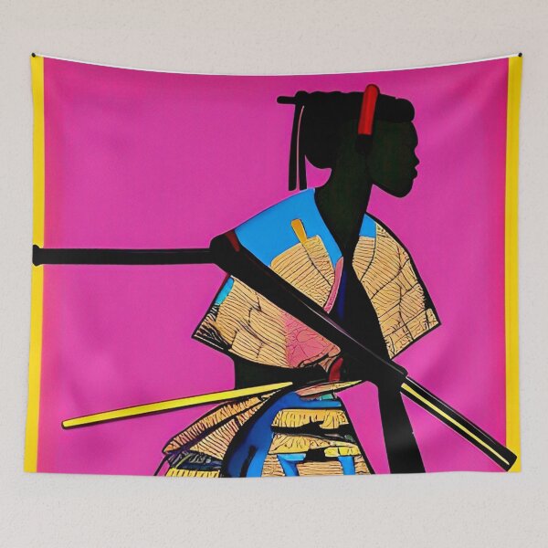 Item preview, African Samurai Princess Woman designed and sold by mghtymvrk2040.